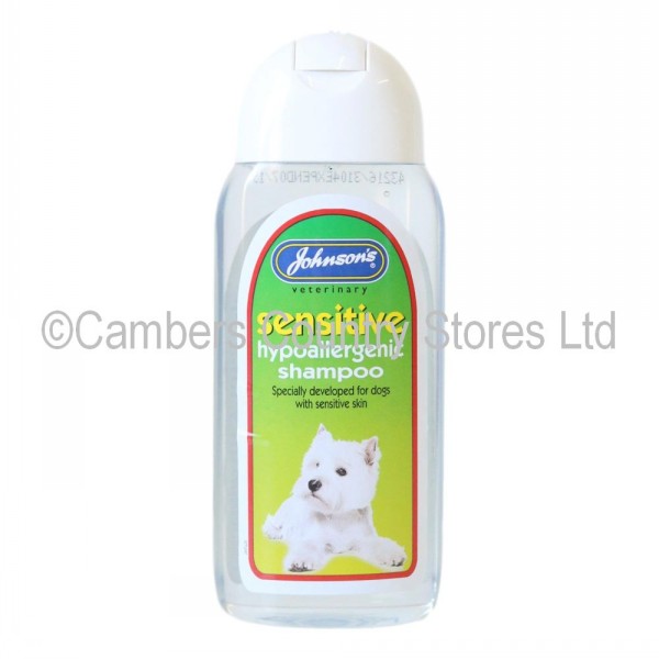 Johnsons Dog Shampoo Sensitive 200ml Cambers Country Store